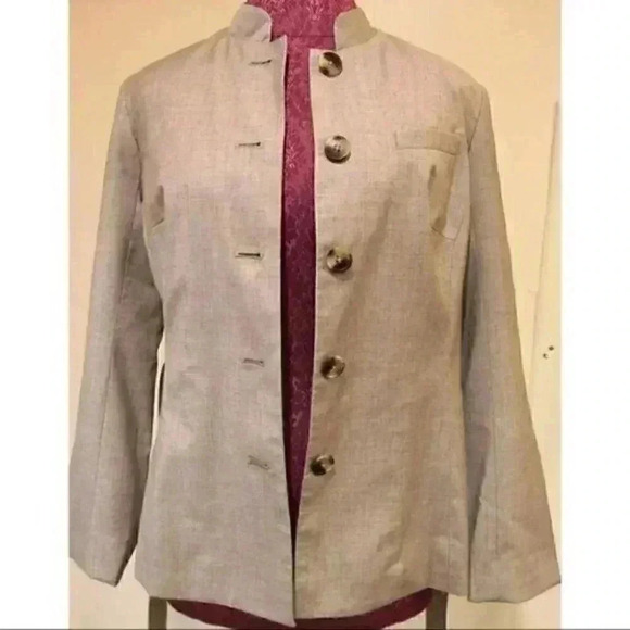 Isaac Mizrahi for Target Blazer 10 Long Wool Blend - Picture 2 of 8